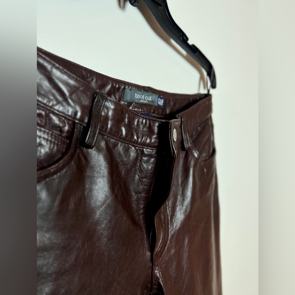 VINTAGE BROWN LEATHER PANTS